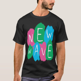Camiseta Pintura de grafiti de nueva ola