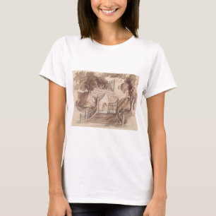 Camiseta Pintura de grafito de la Iglesia Católica