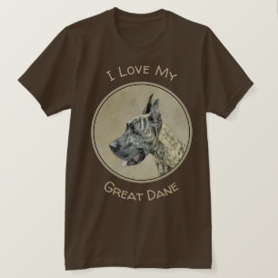 Camiseta Pintura de gran dano (Brindle) - Arte original del