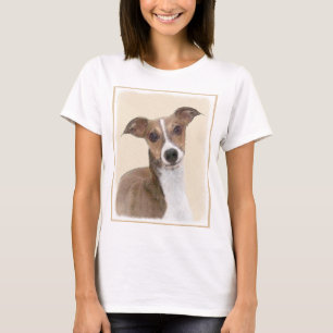 Camiseta Pintura de Greyhound italiana - Arte Perro Origina
