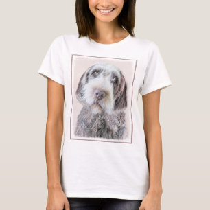 Camiseta Pintura de Griffon de Punta Pelo Duro - Arte de Pe
