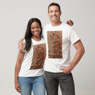 Camiseta Pintura de Gustav Klimt: El abrazo (alrededor de 1