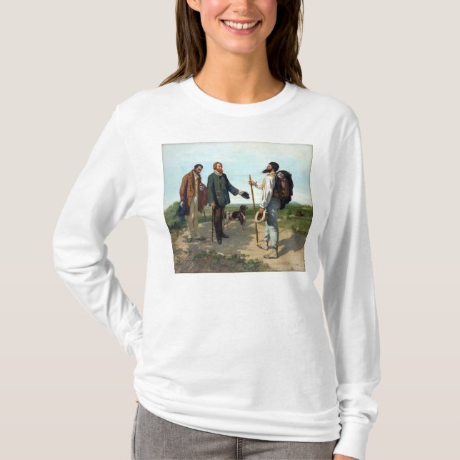 Camiseta Pintura de Gustave Courbet (Anverso)