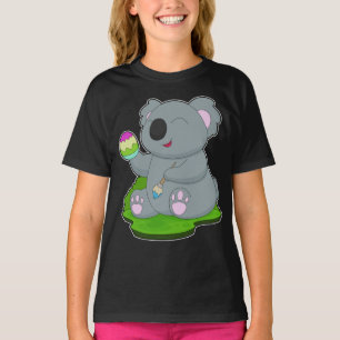 Camiseta Pintura de huevos de pascua de Koala