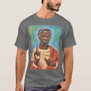 Camiseta Pintura de Jesús Negro JJ Evans Goodimes amigos