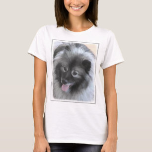 Camiseta Pintura de Keeshond Bailey - Arte de perros origin