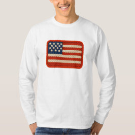 Camiseta Pintura de la bandera de los Estados Unidos de Amé