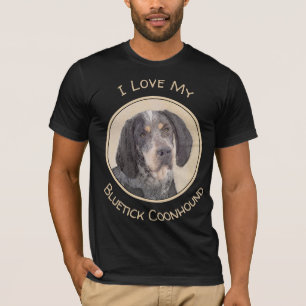 Camiseta Pintura de la cola de Bluetick - Ar de perro origi