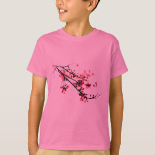 Camiseta Pintura de la flor de cerezo
