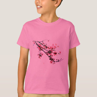 Camiseta Pintura de la flor de cerezo