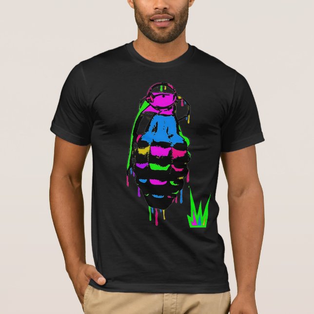 Camiseta Pintura de la granada de Konflict (Anverso)