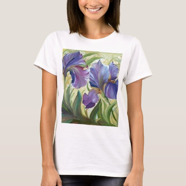 Camiseta Pintura de la irisis romántica (Anverso)