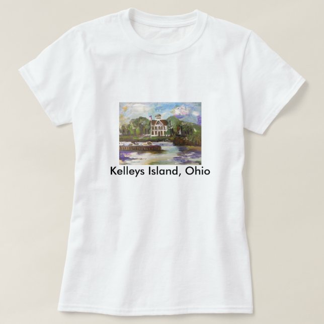 Camiseta Pintura de la isla de Kelleys #1 (Diseño del anverso)