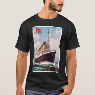 Camiseta Pintura de la línea White Star del Titanic