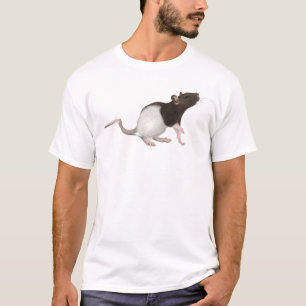 Camiseta Pintura de la rata del mascota
