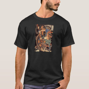 Camiseta Pintura de la tinta de Miyamoto Musashi