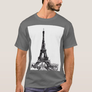 Camiseta Pintura de la Torre Eiffel 2
