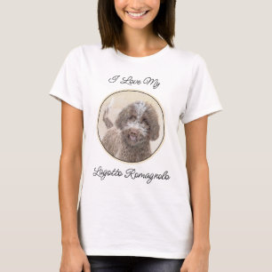 Camiseta Pintura de Lagotto Romagnolo - Arte de perro origi
