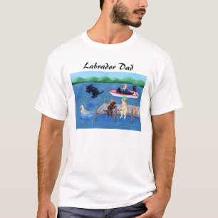 Camiseta Pintura de Lake Fun Labradors