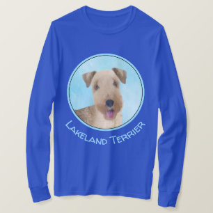 Camiseta Pintura de Lakeland Terrier - Arte Perro Original.