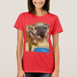 Camiseta Pintura de lamparo de vaca