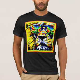 Camiseta Pintura de León de Gafas Iris. ¡Hazte con una en Z