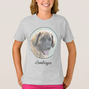 Camiseta Pintura de Leonberger - Arte de Perro Original.