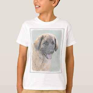 Camiseta Pintura de Leonberger - Arte de Perro Original.
