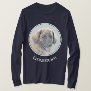 Camiseta Pintura de Leonberger - Arte de Perro Original.