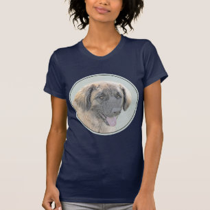 Camiseta Pintura de Leonberger - Arte de Perro Original.