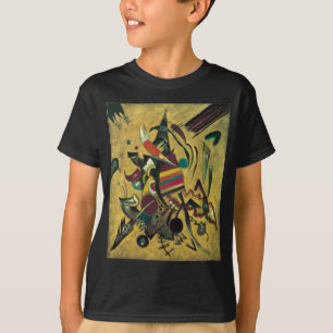 Camiseta Pintura de lienzo abstracto de puntos de Kandinsky