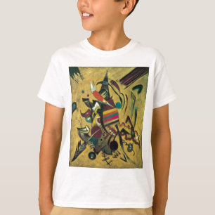 Camiseta Pintura de lienzo abstracto de puntos de Kandinsky