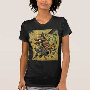 Camiseta Pintura de lienzo abstracto de puntos de Kandinsky
