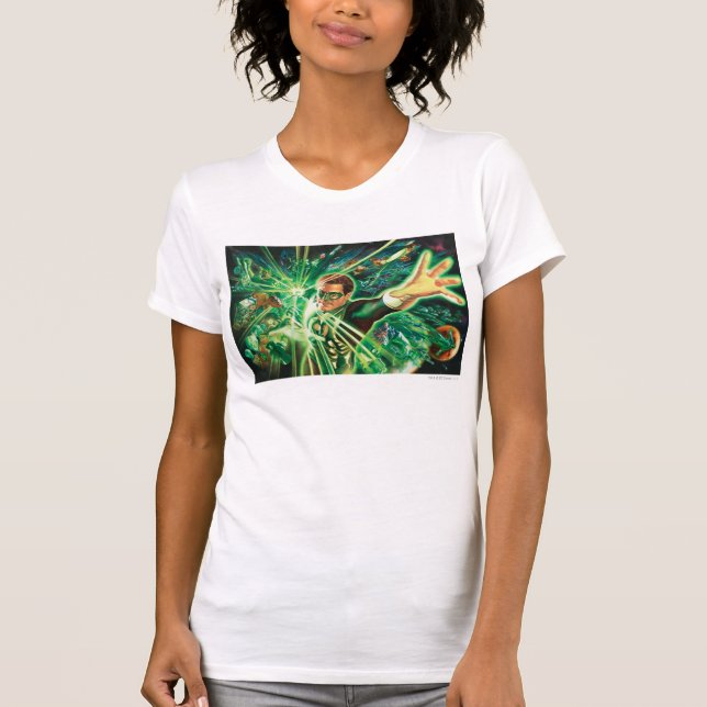 Camiseta Pintura de linterna verde (Anverso)
