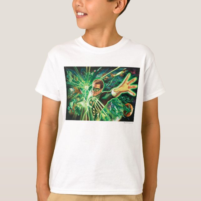 Camiseta Pintura de linterna verde (Anverso)