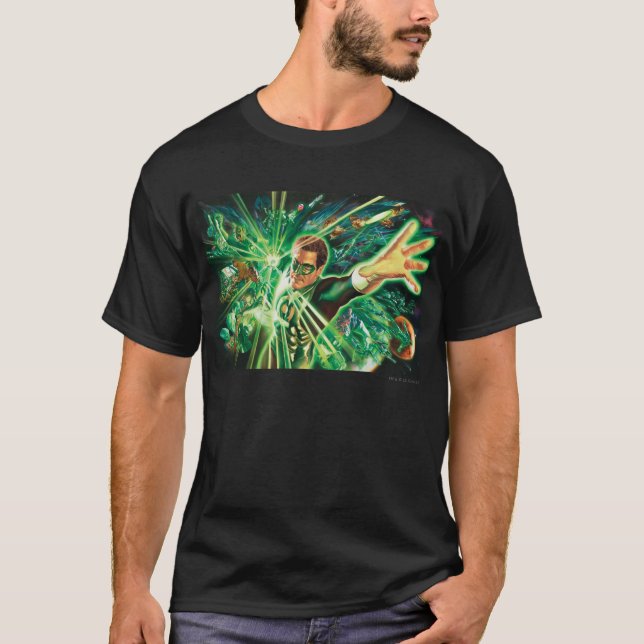 Camiseta Pintura de linterna verde (Anverso)