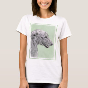 Camiseta Pintura de lobo irlandesa - Arte de perro original