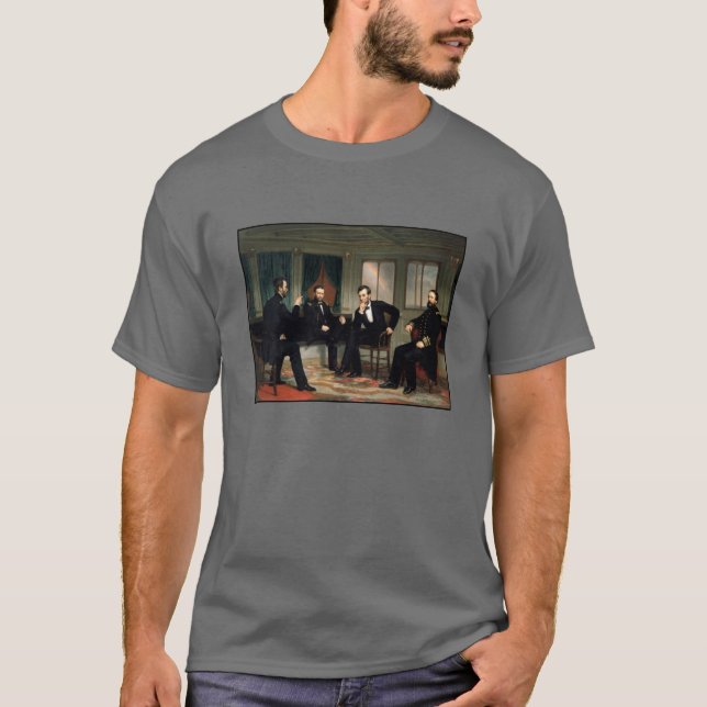 Camiseta Pintura de los dirigentes sindicales de la guerra (Anverso)