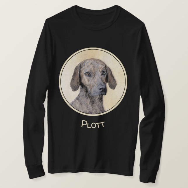 Camiseta Pintura de lott - Arte de perro original lindo (Anverso del diseño)