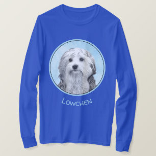 Camiseta Pintura de Lowchen - Arte de perro original muy li