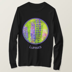 Camiseta Pintura de Lupine - Arte original de las flores