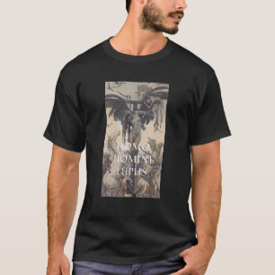 Camiseta Pintura de Lupus Homo Homini de Maximilian Pirner