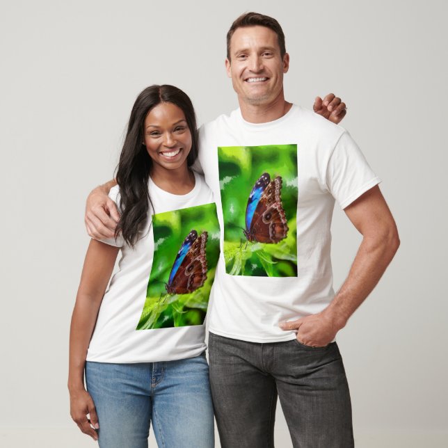 Camiseta Pintura de mariposa (Unisexo)