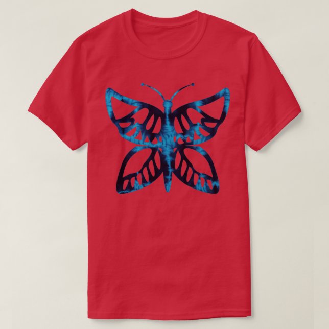 Camiseta Pintura de mariposa colorida (Diseño del anverso)
