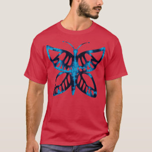 Camiseta Pintura de mariposa colorida