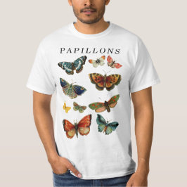 Camiseta Pintura de mariposa papilón