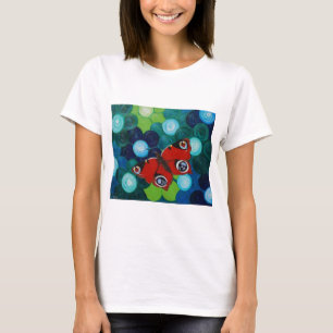 Camiseta Pintura de mariposa pavo