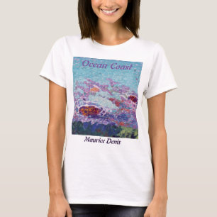Camiseta Pintura de Maurice Denis Ocean Coast Fauvist