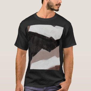 Camiseta Pintura de medios mixtos, diseño abstracto minimal