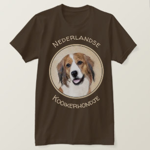 Camiseta Pintura de Nederlandse Kooikerhondje - Arte de per